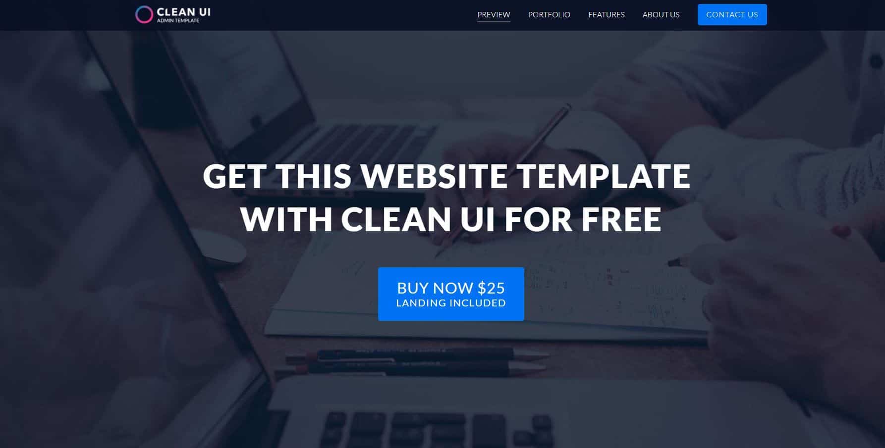 Clean UI Angular 4 Admin Template